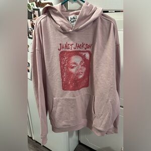 Janet Jackson Pink Hoodie size womens 2XL